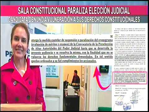 16042024   SALA CONSTITUCIONAL DE SANTA CRUZ PARALIZA ELECCION JUDICIAL   DTV