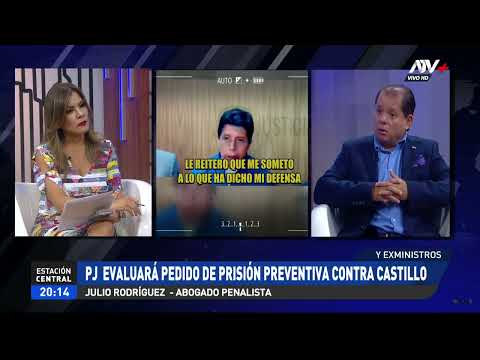Julio Rodríguez analiza pedido de prisión preventiva contra Pedro Castillo y exministros