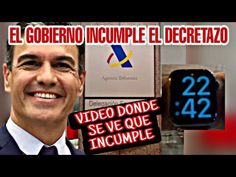 EL VIDEO QUE PRUEBA QUE EL GOBIERNO NO CUMPLE CON EL DECRETAZO