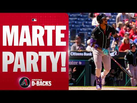 Ketel Marte CRUSHES a leadoff homer against the 필라델피아 필리스!  | MLB 하이라이트