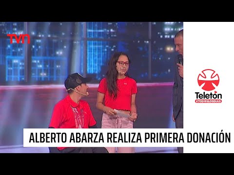 Teletón 2021: Alberto Abarza y su hija realizan emotiva primera donación