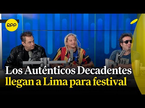 Los Auténticos Decadentes llegan al Perú para festival Reactívate 2024