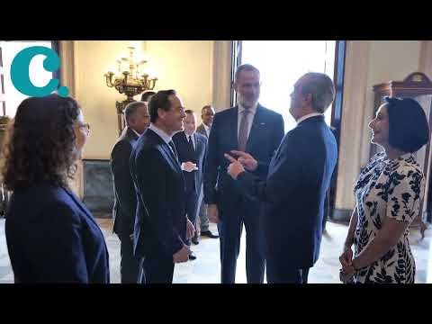 Presidente Abinader recibe visita del Rey de España, Felipe VI