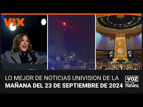 Lo mejor de Noticias Univision de la mañana | lunes 23 de septiembre de 2024