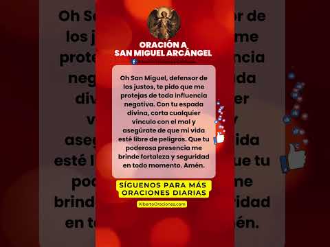 Oracion a San Miguel Arcángel - Defensor de los Justos