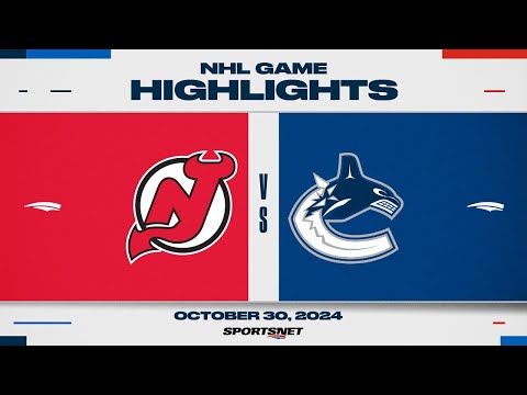 NHL Highlights | Devils vs. Canucks - October 30, 2024