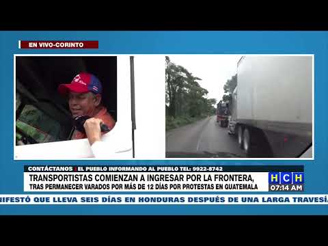 Casi normalizado el paso del transporte de carga en frontera con Guatemala