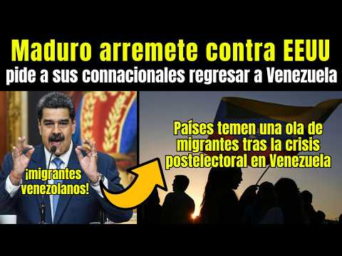 Migrantes Venezolanos: Maduro arremete contra EU por DEPORTACIÓN de MIGRANTES, temen ola MIGRATORIA