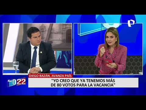 Diego Bazán: “Yo creo que tenemos más de 80 votos para la vacancia presidencial”