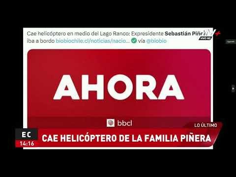 Sebastián Piñera, expresidente de Chile, habría fallecido en accidente de helicóptero