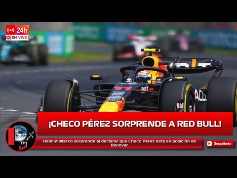 ¡Red Bull no dejará ir a Checo Pérez! Helmut Marko sorprende al hablar de su renovación GP Australia