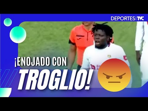José García se enfadó porque Troglio lo sacó del partido contra Olancho