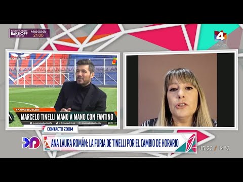 Algo Contigo - Ana Laura Román: la furia de Tinelli por el nuevo cambio de horario