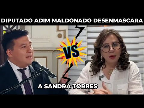 DIPUTADO DE LA UNE LE RESPONDE A SANDRA TORRES CON UNA DENUNCIA POR DIFAMACIÓN, GUATEMALA