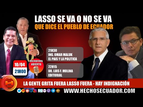 La justicia le llega a Moreno y a Lasso - No mas daño al Ecuador