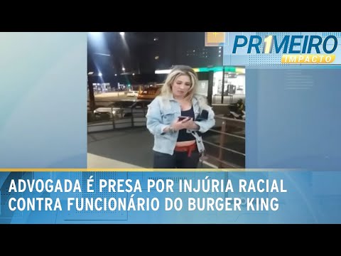 Advogada é presa após ofensas racistas a funcionário de lanchonete de SP |Primeiro Impacto(26/07/24)