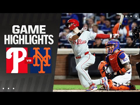 Phillies vs. Mets Game Highlights (9/22/24) | MLB Highlights