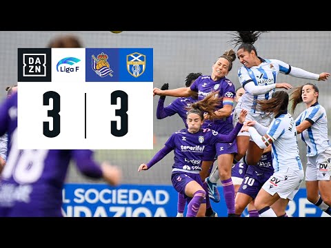 Real Sociedad vs Costa Adeje Tenerife (3-3) | Resumen y goles | Highlights Liga F