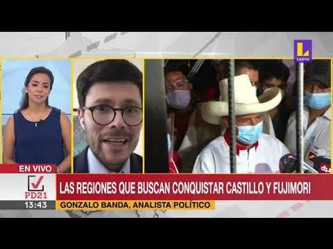 ? Las regiones que buscan conquistar Castillo y Fujimori | Gonzalo Banda en Latina Noticias
