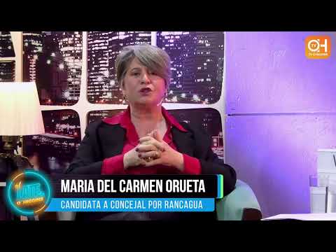 MARÍA DEL CARMEN ORUETA, NUESTRA INVITADA EN EL LATE DE O'HIGGINS