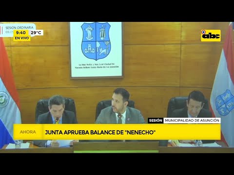 AHORA Junta Municipal aprueba el balance de “Nenecho” Rodríguez