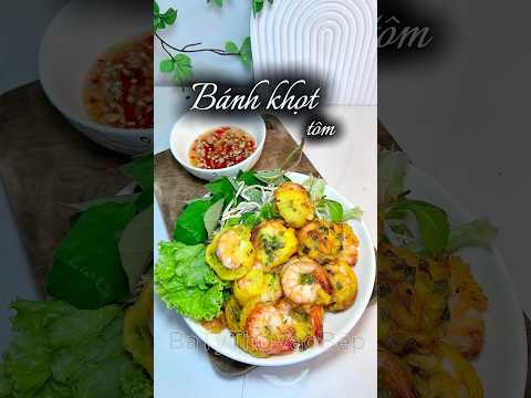 Bánh khọt tôm. #food #cooking #shortvideo #viralvideo #batythovaobep #bánhkhọt #learnonshorts
