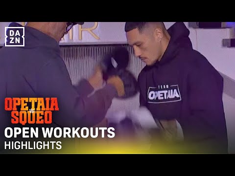Opetaia vs. Huni open workouts 🇦🇺 #OpetaiaSqueo | June 8 | Live on DAZN