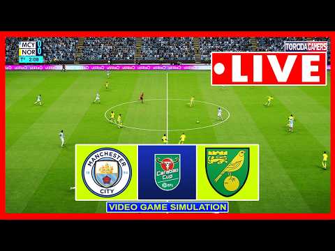 Manchester City vs Norwich City | EFL Cup 2026/2027 | Match Today Simulation