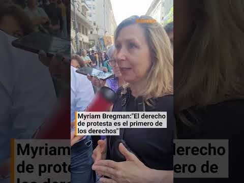 LAS PALABRAS DE MYRIAM BREGMAN EN LA MARCHA PIQUETERA