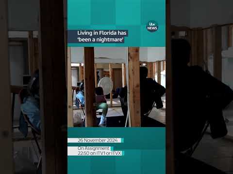 Living in Florida was a nightmare after surviving the hurricanes. #itvnews #florida #hurricane
