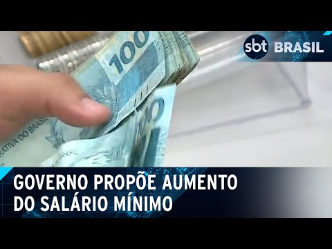 Governo propõe aumento de R$ 90 no salário mínimo e déficit zero em 2025  | SBT Brasil (15/04/24)