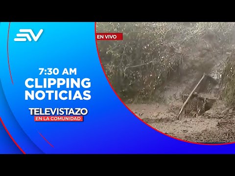 Deslizamientos en Santa Teresita (Conocoto) empezaron en la madrugada | Televistazo | Ecuavisa