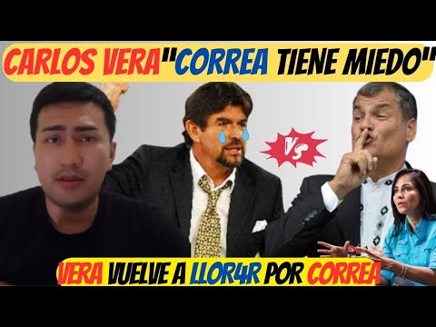 Carlos Vera se enoja con Rafael Correa y asegura no ganará en 1 vuelta