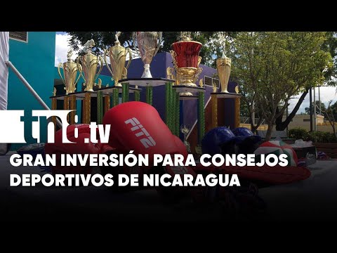 Más de C$ 8 millones invertidos en materiales deportivos de Nicaragua