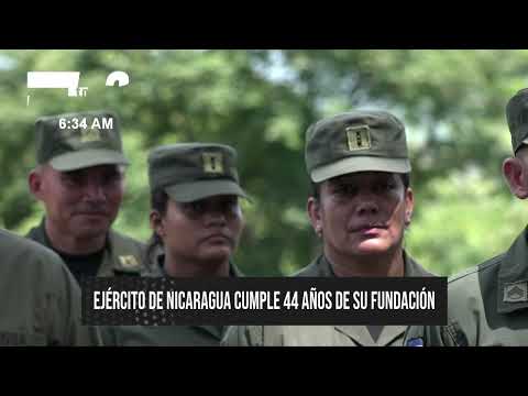 Nicaragua conmemora los 44 años de fundación del Ejército Nacional