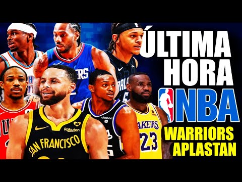 Warriors APLASTAN A BUCKS  Curry  Kings IMPARABLES Lakers DESASTRE  Clips OKC ULTIMA HORA NBA