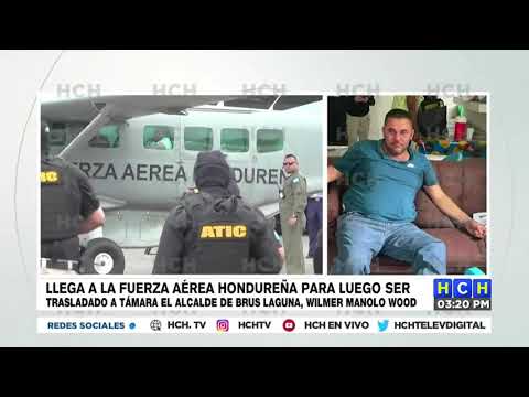 Vía aérea llega a TGU el alcalde de Brus Laguna acusado de traficar 30 toneladas de cocaína
