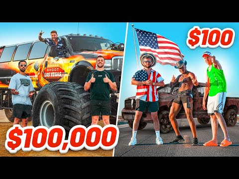 SIDEMEN $100 VS $100,000 ROAD TRIP (USA EDITION)