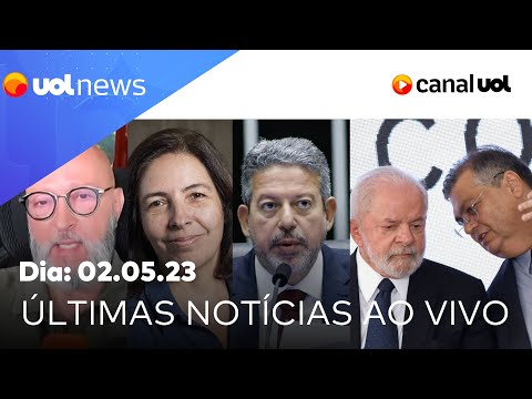 UOL News Manhã com Fabíola Cidral, Josias de Souza, notícias e análises ao vivo (02/05/2023)