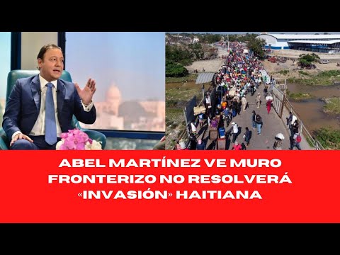 ABEL MARTÍNEZ VE MURO FRONTERIZO NO RESOLVERÁ «INVASIÓN» HAITIANA