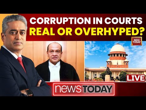 News Today With Rajdeep Sardesai LIVE: The Judiciary Roundtable Discussion On Corruption In Courts