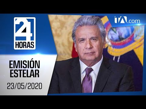 Noticias Ecuador: Noticiero 24 Horas, 23/05/2020 (Emisión Estelar)
