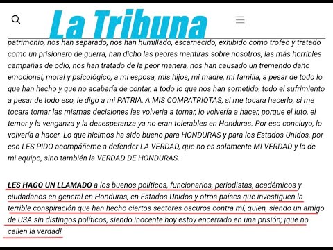 Honduras: Juicio, New York. Expresidente Juan O Hernandez. DEA, CIA, Evidencias Clasificadas.