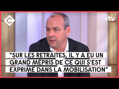 Marine Le Pen est un danger pour les travailleurs - Laurent Berger - C à Vous - 15/05/2023
