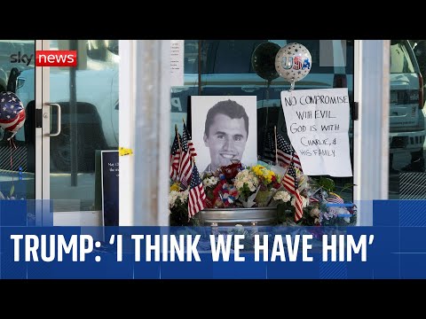 Donald Trump says he believes Charlie Kirk's killer has been caught
