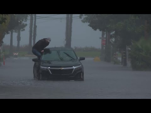 Pacific storm floods California coastal cities