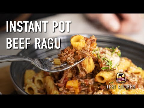 Instant Pot Beef Ragu Recipe