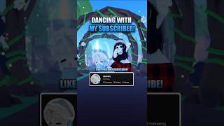 Dancing with My Subscriber!✨| Girl Like Me✨| #roblox #robloxedit #robl