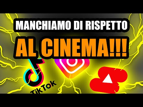 Manchiamo di RISPETTO al CINEMA