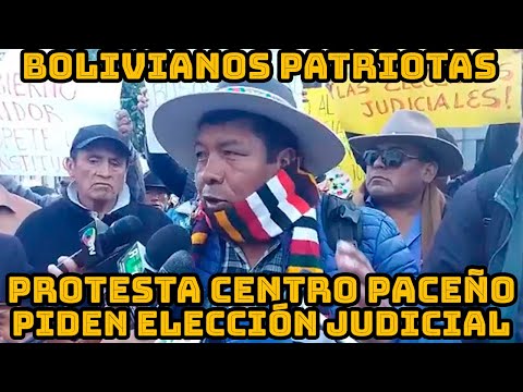 POLICIAS SOLO PERMITE INGRESO SEDE LEGISLATIVO DE BOLIVIA A LOS ARCISTAS EN CENTRO PACEÑO.